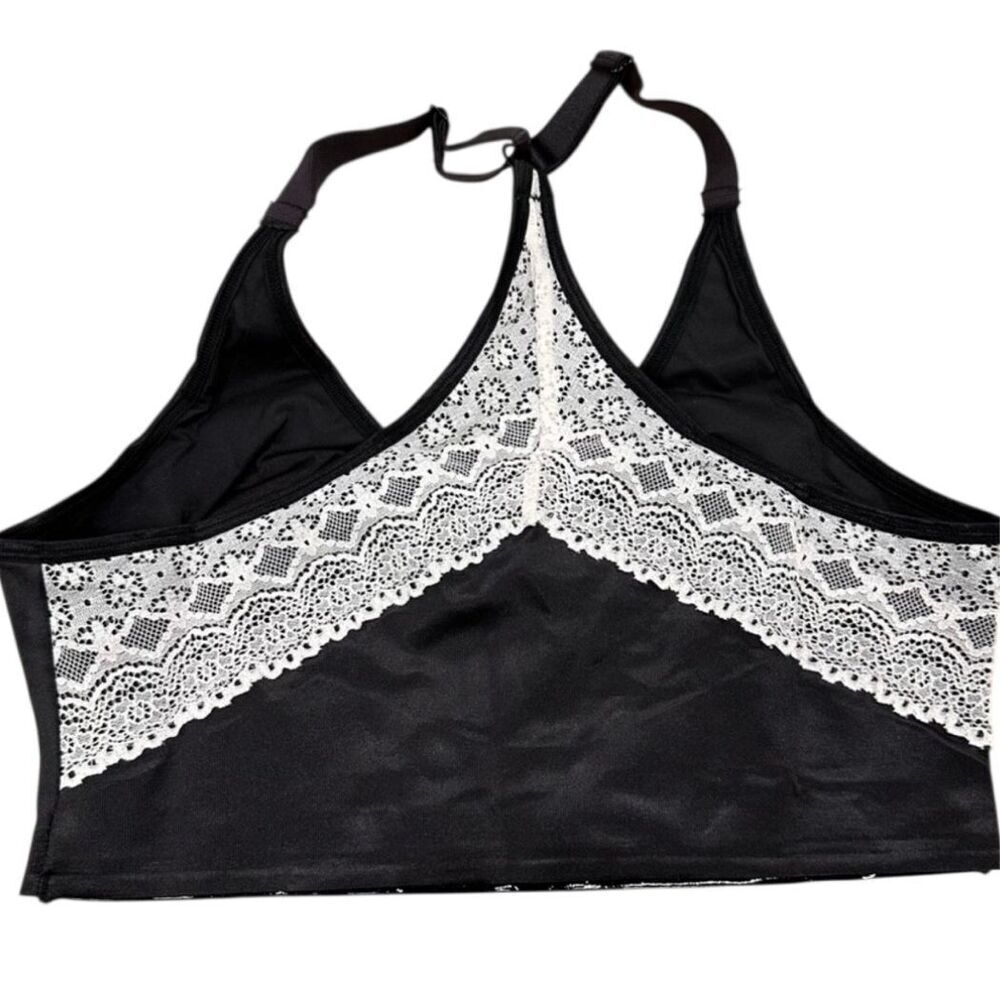 Ruby Ribbon Pin Up Racerback Demi Black Nwt Size 32 - Picture 2 of 5